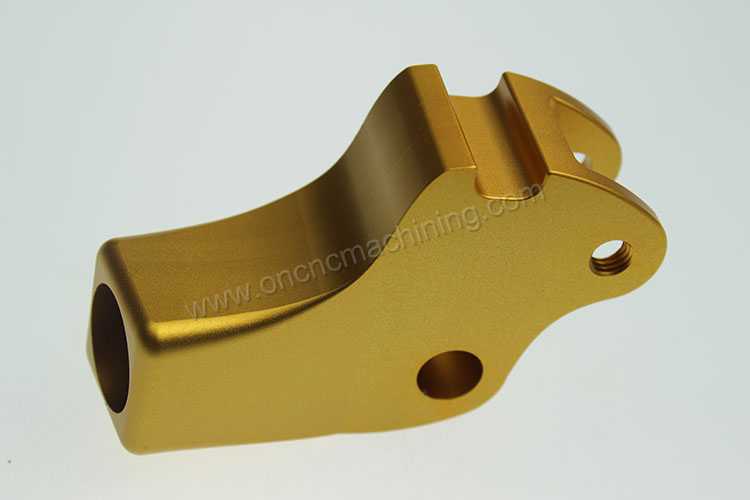 CNC machined aluminum parts with colors anodizing